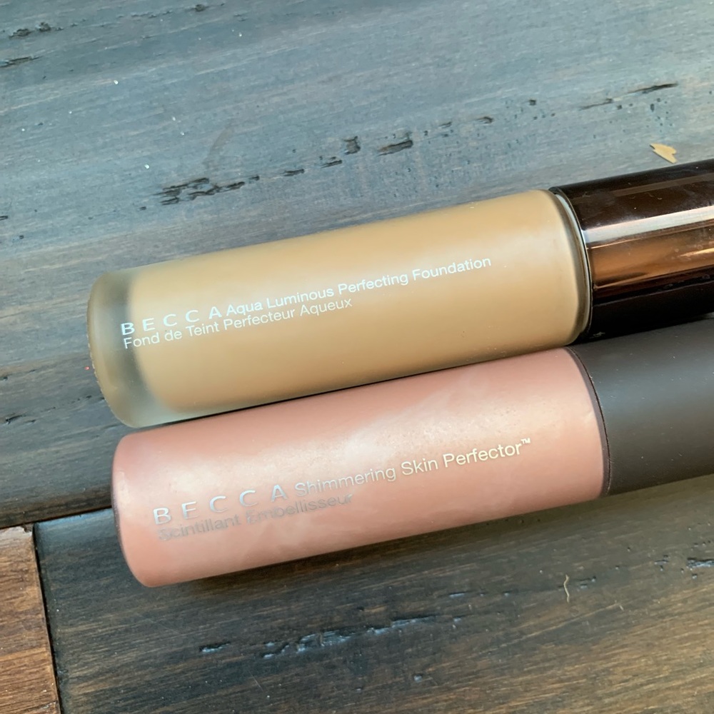 Becca foundation OR highlighter